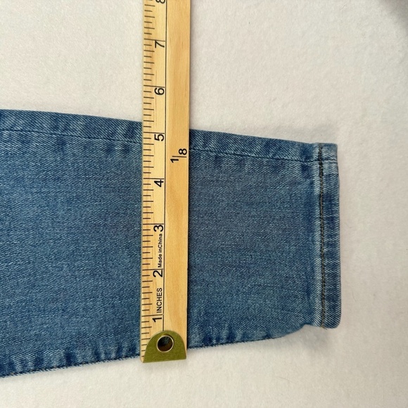 Madewell 8" Skinny Mid Rise Jeans Womens Size 26 Tall Light Wash - Picture 15 of 16